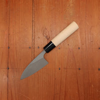 New Vintage Kanehide 90mm Deba Shirogami 3 Poplar Handle