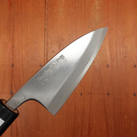 New Vintage Kanehide 90mm Deba Shirogami 3 Poplar Handle