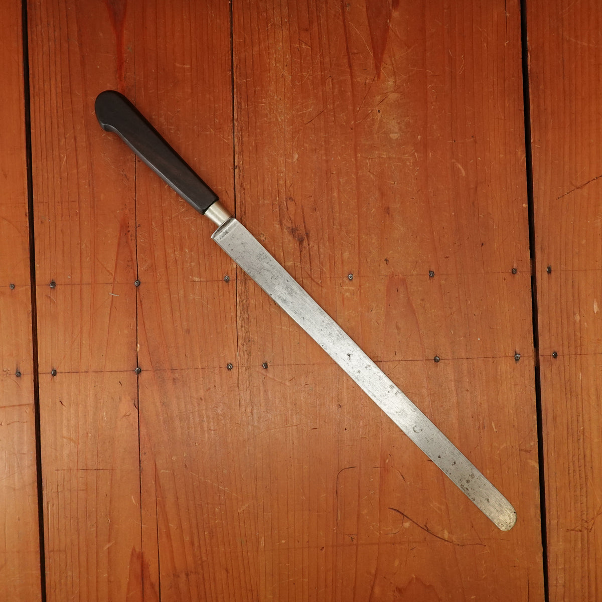 J Lauffer 11" Flexible Salmon Slicer Carbon Steel Nogent France 1950s
