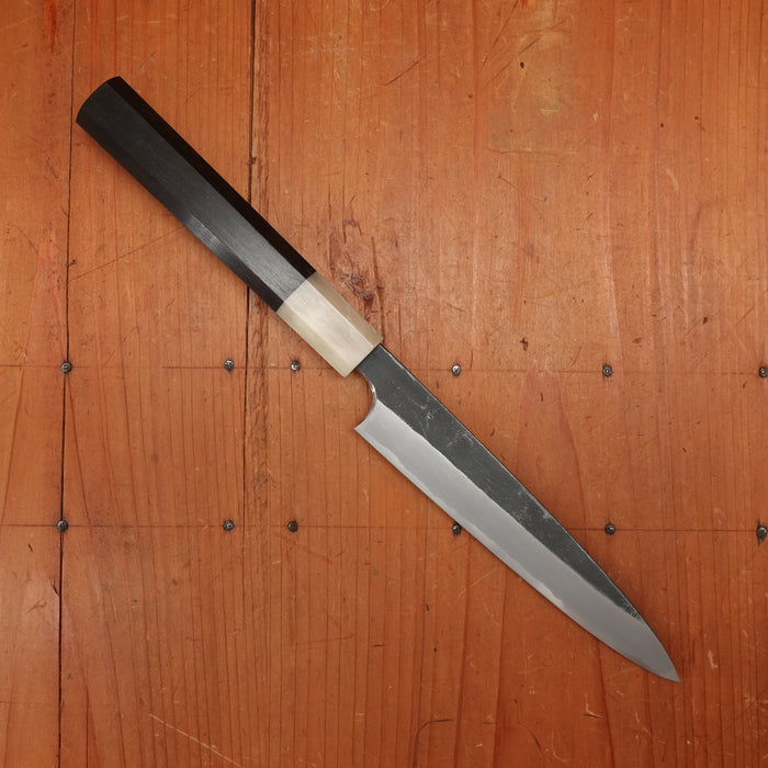 Hitohira Togashi 165mm Petty Aogami 2 Kurouchi Ebony Handle