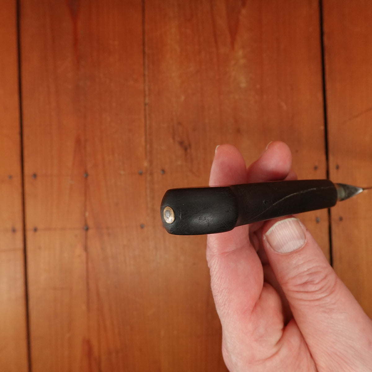 J Lauffer 11" Flexible Salmon Slicer Carbon Steel Nogent France 1950s