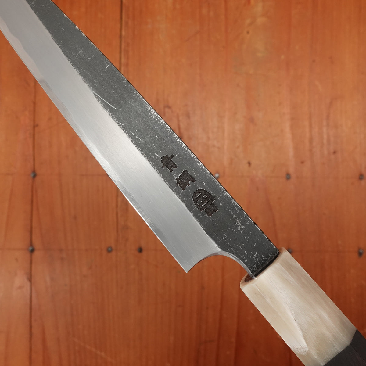 Hitohira Togashi 165mm Petty Aogami 2 Kurouchi Ebony Handle