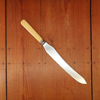 Brumby & Middleton 9.5" Carving Knife Shear Steel Sterling Celluloid Sheffield 1898