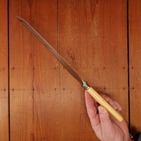 Brumby & Middleton 9.5" Carving Knife Shear Steel Sterling Celluloid Sheffield 1898