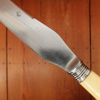 Brumby & Middleton 9.5" Carving Knife Shear Steel Sterling Celluloid Sheffield 1898