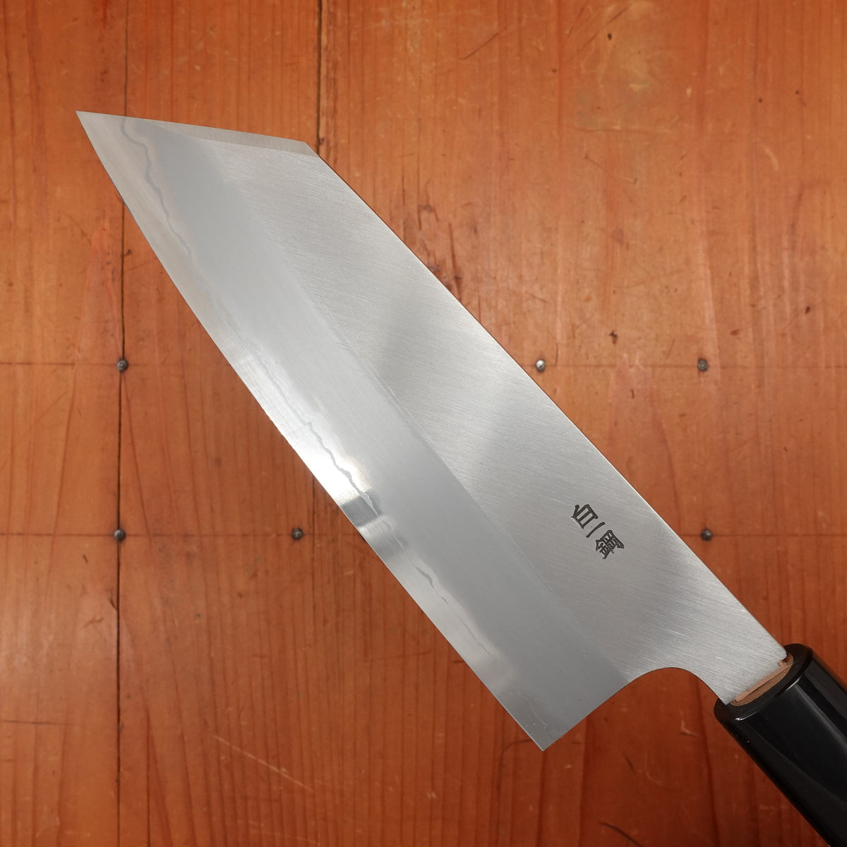 Hitohira Togashi 180mm Bunka Stainless Clad Shirogami 1 Migaki Ho Wood Handle (D-Shape)