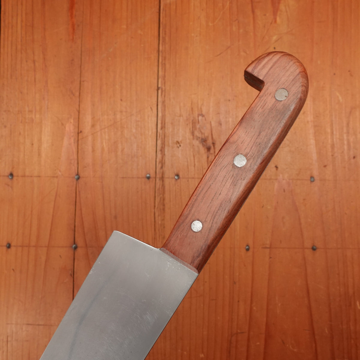 J Adams 10" Chef Knife Carbon Steel Pinned Rosewood