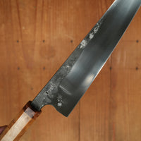 Rolin Knives Compound 205mm Gyuto 52100 Carbon Curly and Burl Redwood