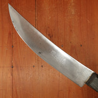 Art Ullis 7" Scimitar Carbon Steel Walnut Ebonized Fruitwood / Walnut Solingen 1950s-60s