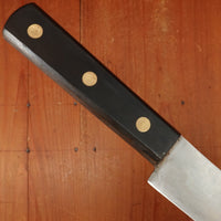 Art Ullis 7" Scimitar Carbon Steel Walnut Ebonized Fruitwood / Walnut Solingen 1950s-60s