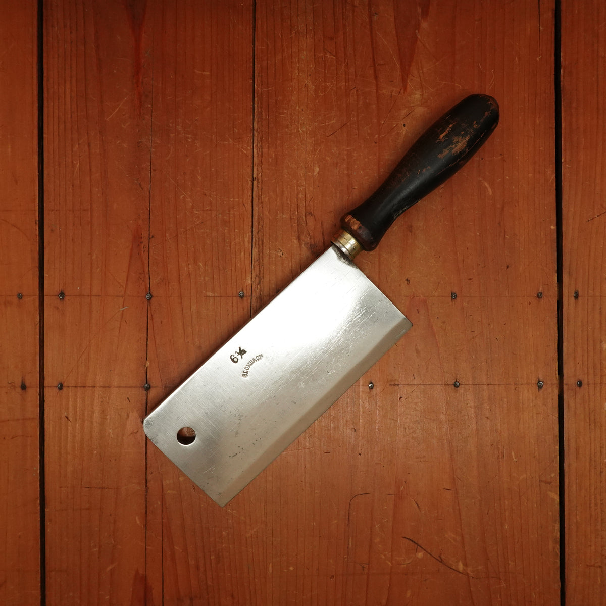 Blombach 6 1/2" Cleaver Carbon Steel 16.3 oz Germany 1920s?