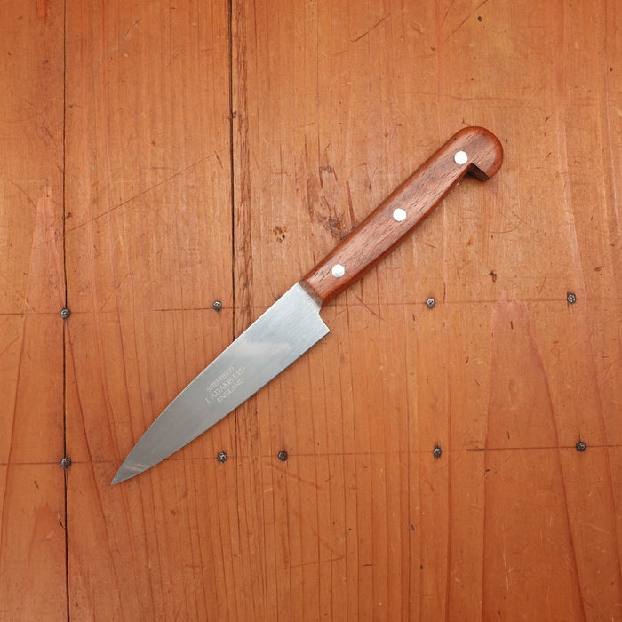 J Adams 4" Paring Knife Carbon Steel Pinned Rosewood