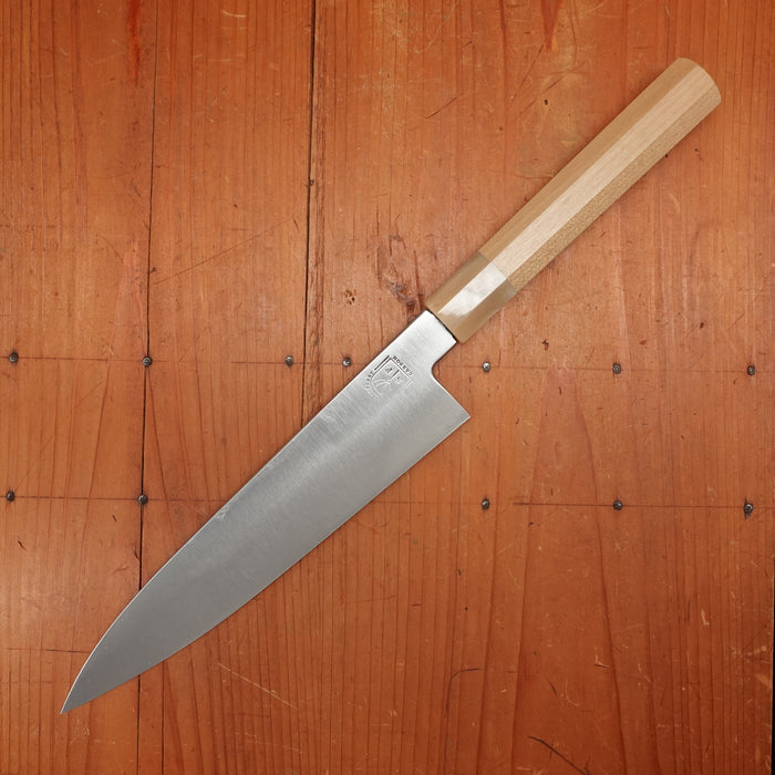 #3 Bernal Cutlery First Run Black Label 210mm Wa-Gyuto 52100 Octagonal Ho/Blonde Horn Handle