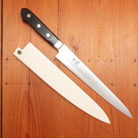 Ashi Hamono Ginga 240mm Sujihiki Swedish Stainless Western Handle with Saya