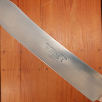 John Nowill 19th Century Pattern 8" Bullnose Butcher Knife Carbon Steel Beechwood Handle