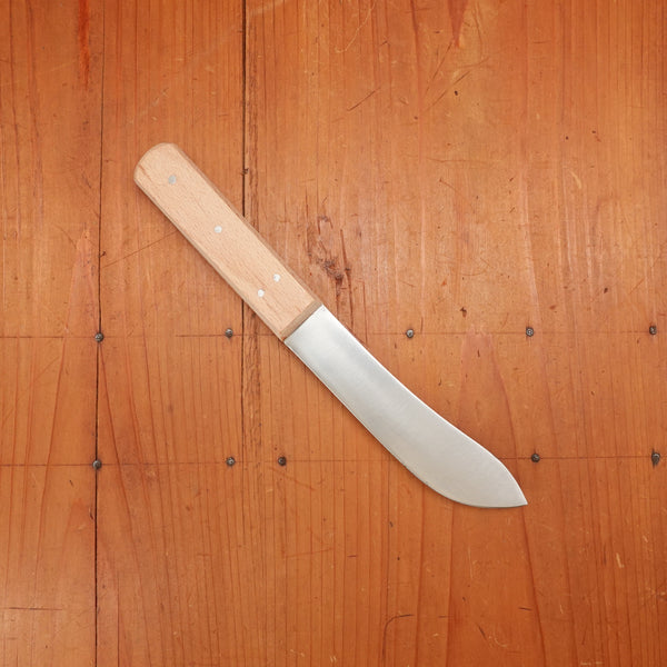 John Nowill 19th Century Pattern 5" Bullnose Butcher Knife Carbon Steel Beechwood Handle