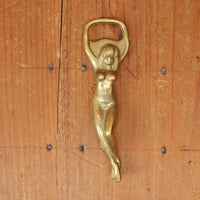 Brass Lady Bottle Opener