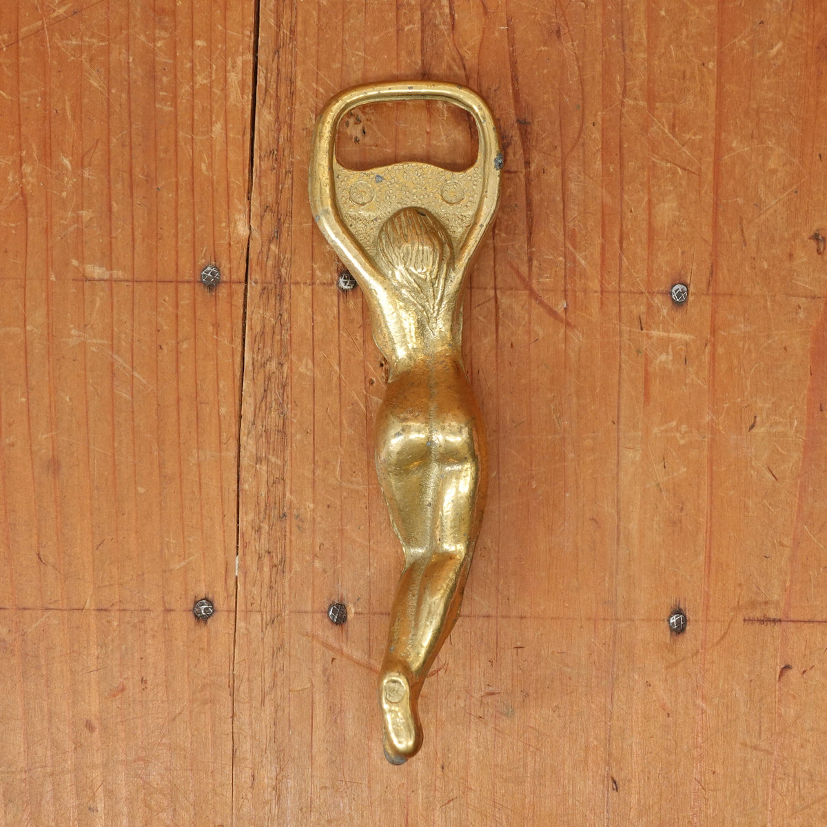 Brass Lady Bottle Opener