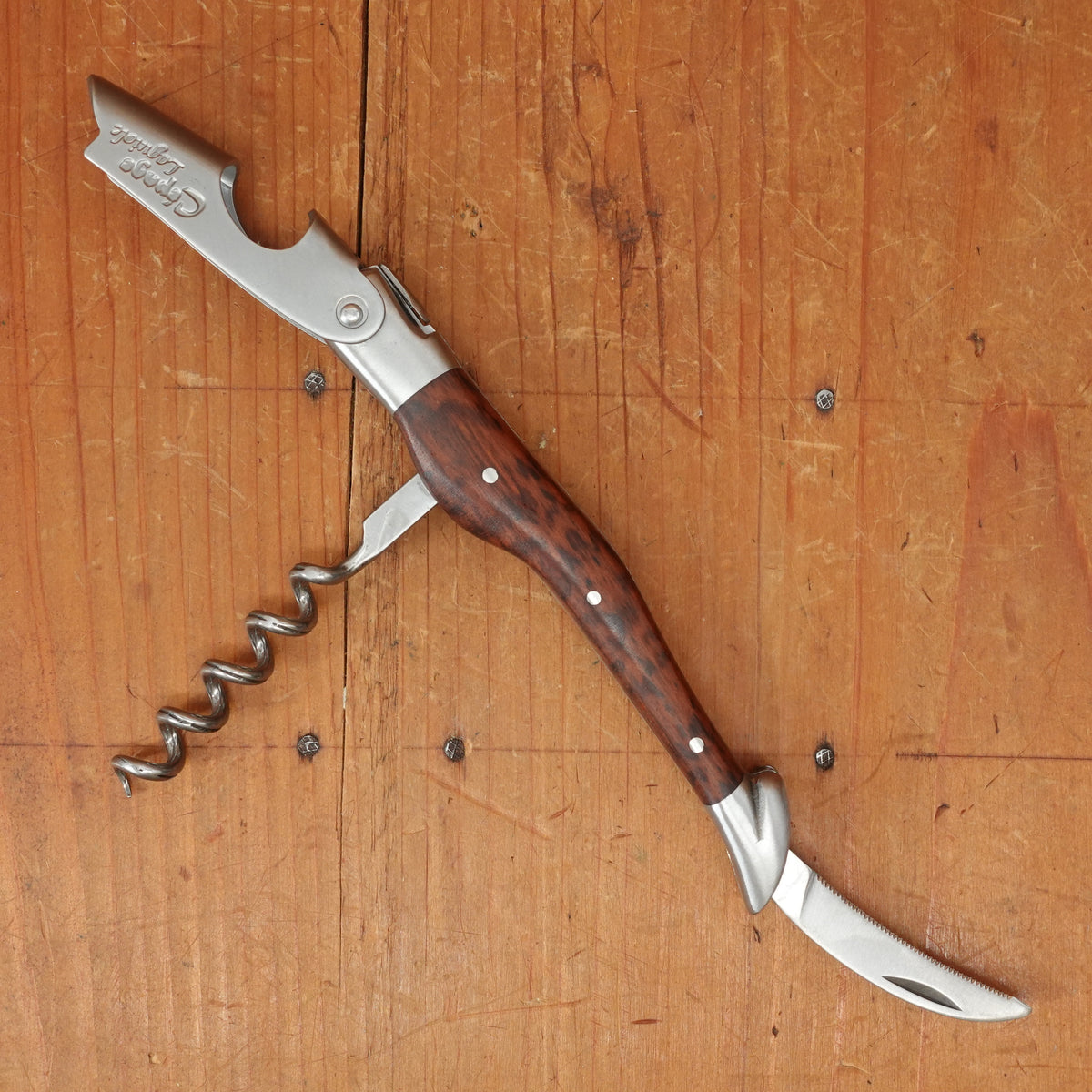 André Verdier Laguiole Cepage Wine Key - Two Bolster Amourette