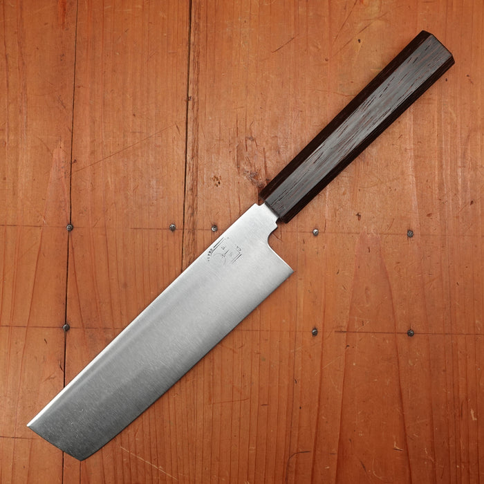 #8 Bernal Cutlery First Run Black Label 165mm Wa-Nakiri 52100 Octagonal Wenge Handle