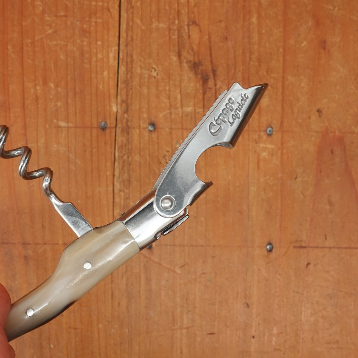 André Verdier Laguiole Cepage Wine Key - Two Bolster Blonde Horn