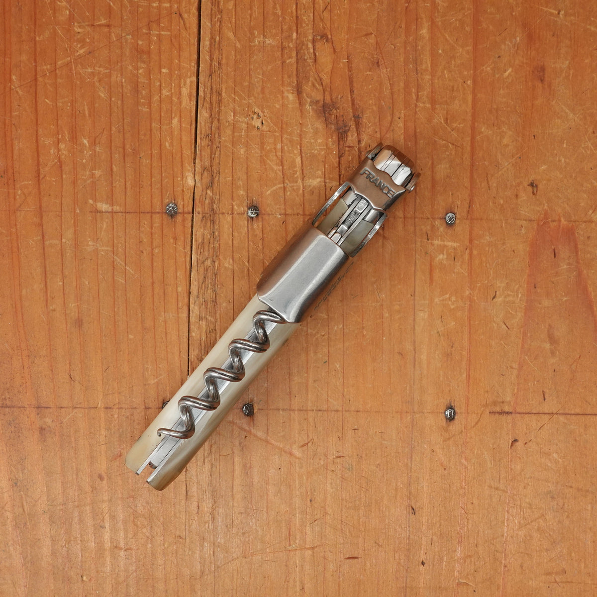 André Verdier Laguiole Cepage Wine Key - Two Bolster Blonde Horn