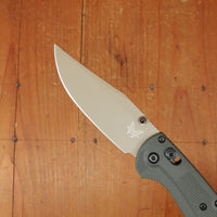 Benchmade 15536TN-02 Taggedout Clip Point ELMAX™ AXIS Lock Deep Olive Grivory Handle