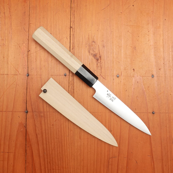 Ashi Hamono Ginga 120mm Wa Petty Swedish Stainless with Saya