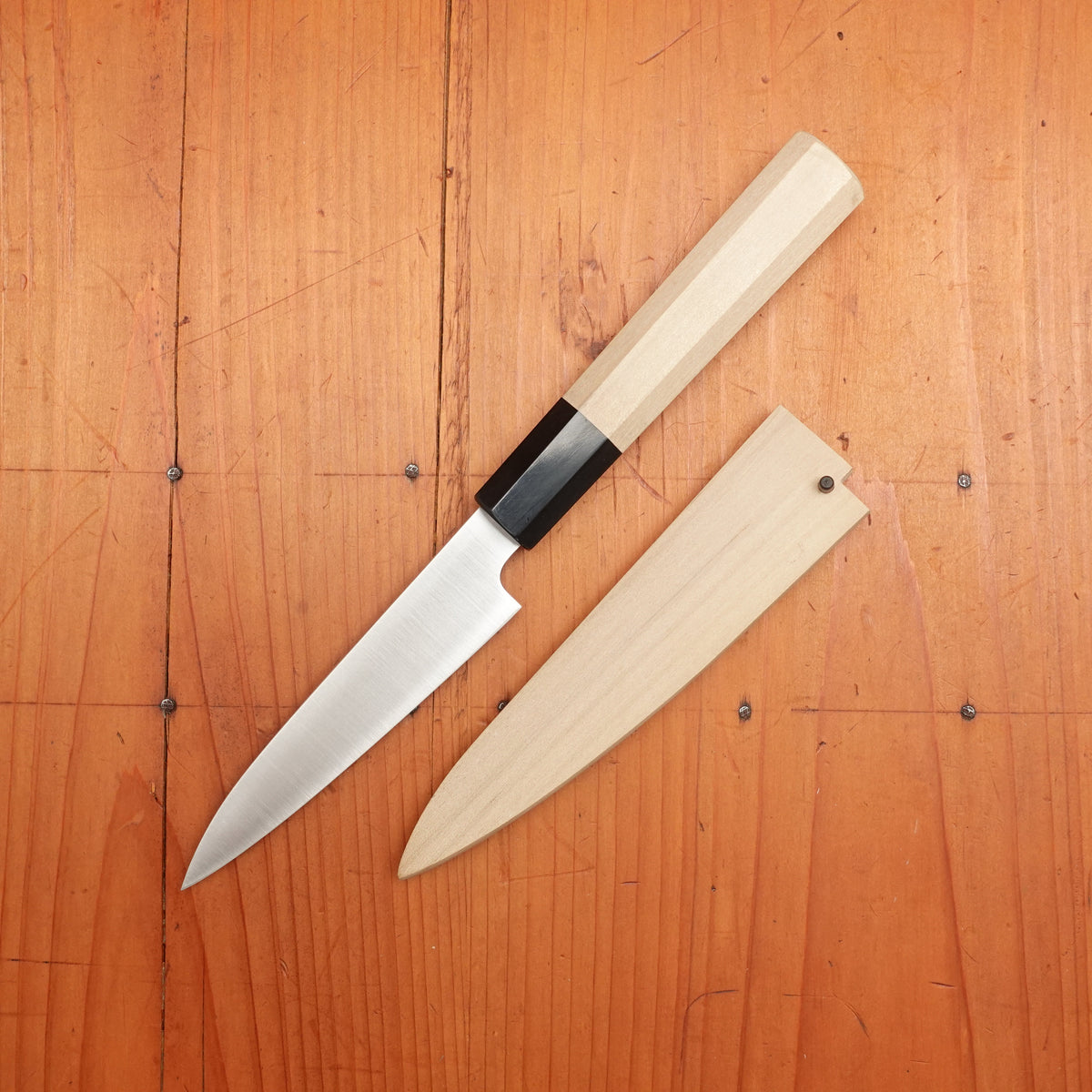 Ashi Hamono Ginga 120mm Petty Swedish Stainless Wa Handle with Saya