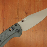 Benchmade 15536TN-02 Taggedout Clip Point ELMAX™ AXIS Lock Deep Olive Grivory Handle