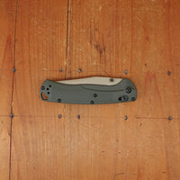 Benchmade 15536TN-02 Taggedout Clip Point ELMAX™ AXIS Lock Deep Olive Grivory Handle