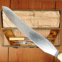 Southern & Richardson Carving Set Shear Steel & Celluloid In Box Sheffield 1920s