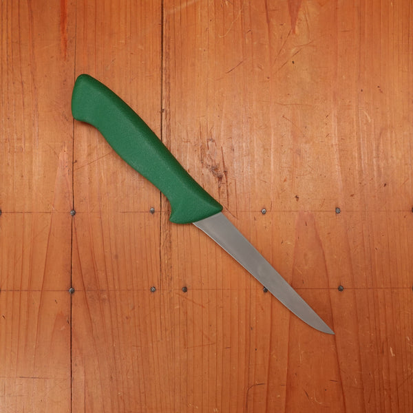 Friedr Herder Don Carlos 5” Boning Knife Straight Stiff Stainless Green