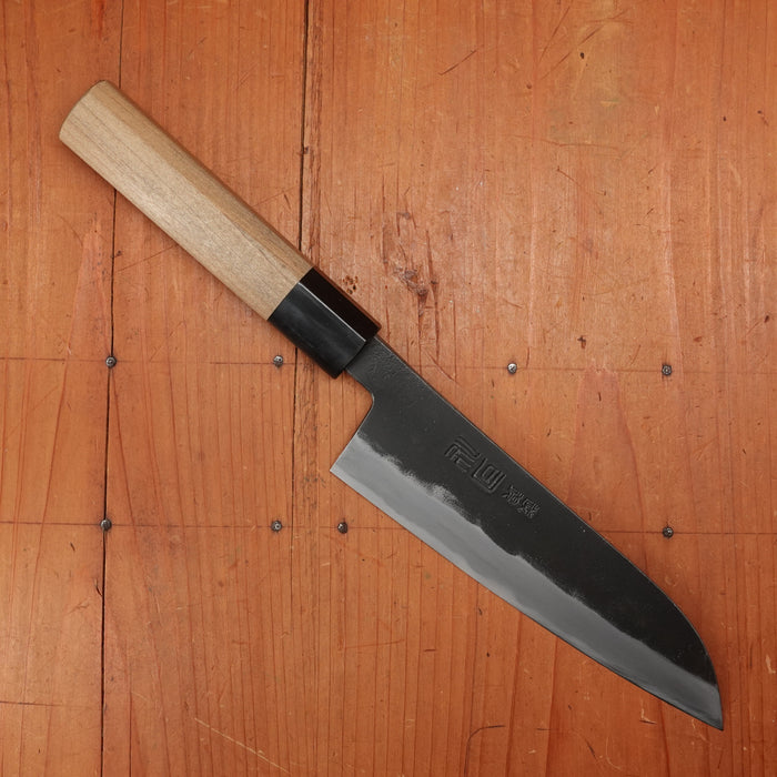 Trade In Tsukasa Hinoura 165mm Santoku Shirogami 2 Kurouchi