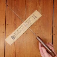Dexter 12" Slicer Mirror Polished Spine Hollow-ground Carbon Steel & Rosewood 1950-60s