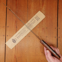 Dexter 12" Slicer Mirror Polished Spine Hollow-ground Carbon Steel & Rosewood 1950-60s