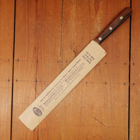 Dexter 12" Slicer Mirror Polished Spine Hollow-ground Carbon Steel & Rosewood 1950-60s