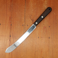 Dexter Superstainless 8" Narrow Bullnose Mirror Polished Hollow-ground Stainless & Rosewood 1960-80s