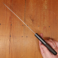 Dexter Superstainless 8" Narrow Bullnose Mirror Polished Hollow-ground Stainless & Rosewood 1960-80s