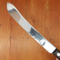 Dexter Superstainless 8" Narrow Bullnose Mirror Polished Hollow-ground Stainless & Rosewood 1960-80s