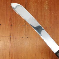 Dexter Superstainless 8" Narrow Bullnose Mirror Polished Hollow-ground Stainless & Rosewood 1960-80s