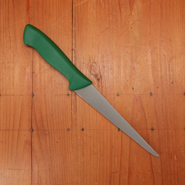 Friedr Herder Don Carlos 6.75” Boning Knife Straight Stiff Stainless Green