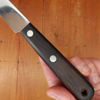 Dexter Superstainless 8" Narrow Bullnose Mirror Polished Hollow-ground Stainless & Rosewood 1960-80s