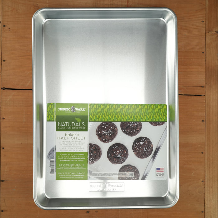 Nordic Ware Naturals Aluminum Half Sheet Pan