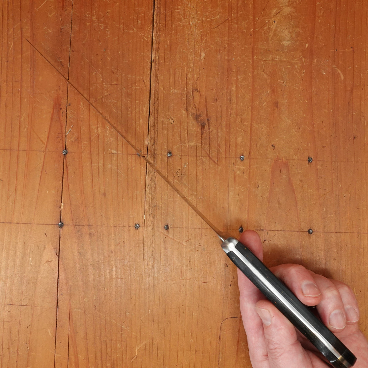 Hoffritz 8" Slicer Stainless Pakka Solingen (Henckels?) 1970s