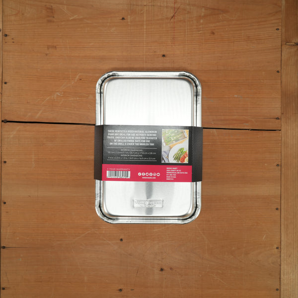 Nordic Ware Naturals Aluminum Personal Size Burger Grill/Prep Trays - 2 Pieces