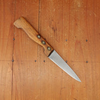 Unmarked 4.5" Saigner Carbon Steel Beech Rosette Rivets France 1950s?