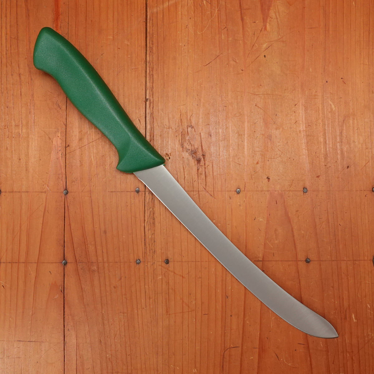 Friedr Herder Don Carlos 8.25” Bullnose Fillet Curved Semi Flex Stainless Green