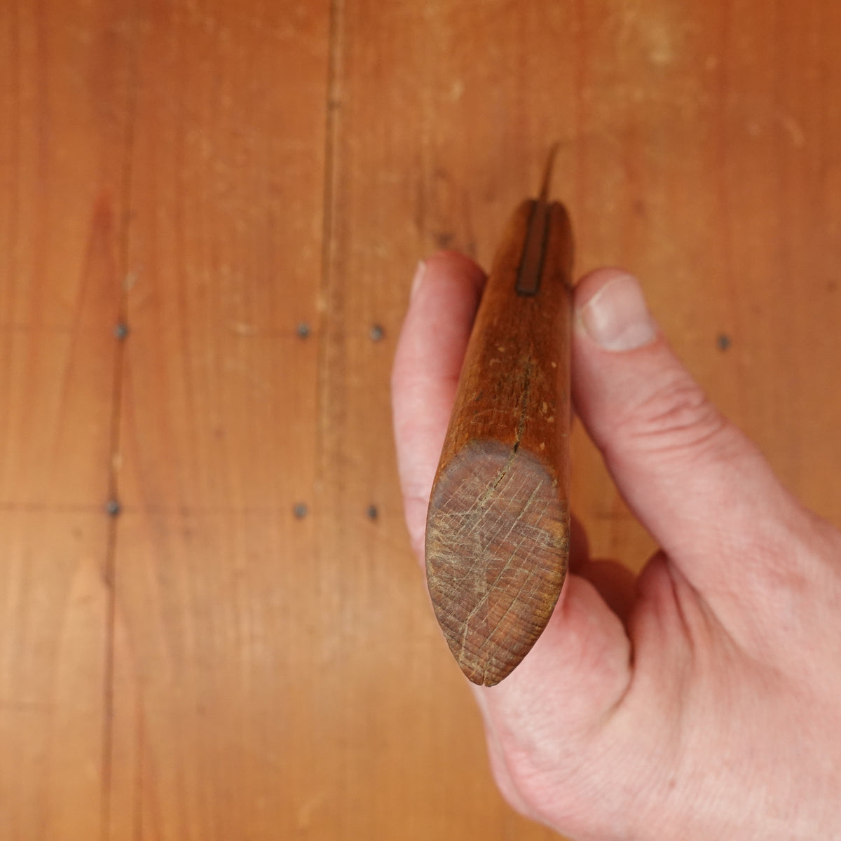 Unmarked 4.5" Saigner Carbon Steel Beech Rosette Rivets France 1950s?