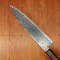 New Old Stock Konosuke Sakai Keiai NT 210mm Gyuto Stainless Black Damascus Oct Ebony Handle